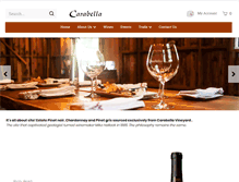 Tablet Screenshot of carabellawine.com